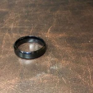 Nice black metal man was crazy hieroglyphic like engraving size 10 1/4